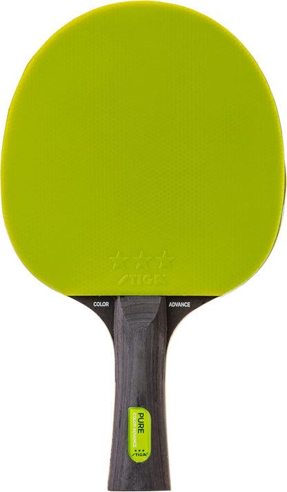 Pure Color Advance Performance-Level Table Tennis Racket (Yellow)