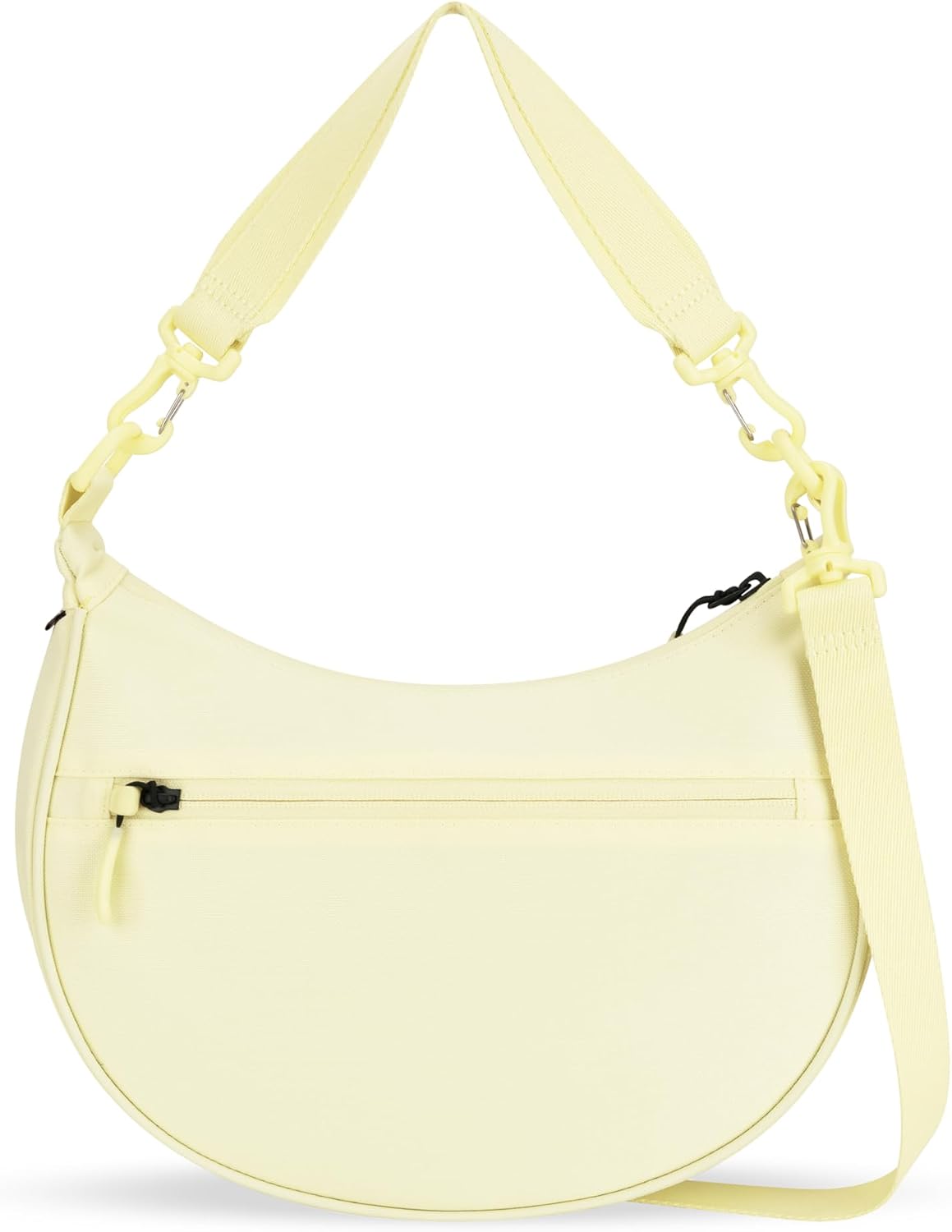 Mina, Medium Crescent Bag, Shoulder Bag for Women | Lightweight Half Moon Crossbody Purse, Casual Cross Body Pack, Nylon Travel Handbag for Women, RFID Protection, Travel Gift
