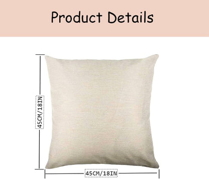 White Base Watercolor Yellow Lemon Linen Throw Pillow Cover 18x18 Inch Fresh Farmhouse Decor, No Pillow Insert