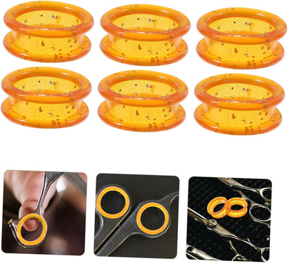 12pcs Soft Silicone Finger Scissors for Dog Grooming Ergonomic for Pet Grooming Shears Improved Control Comfort Tasks
