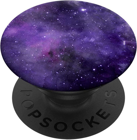 Outer Space Purple Nebula Night Sky Stars Solar System Zx PopSockets PopGrip: Swappable Grip for Phones & Tablets