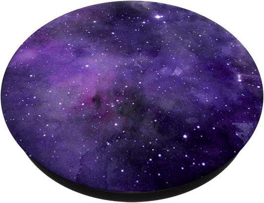 Outer Space Purple Nebula Night Sky Stars Solar System Zx PopSockets PopGrip: Swappable Grip for Phones & Tablets