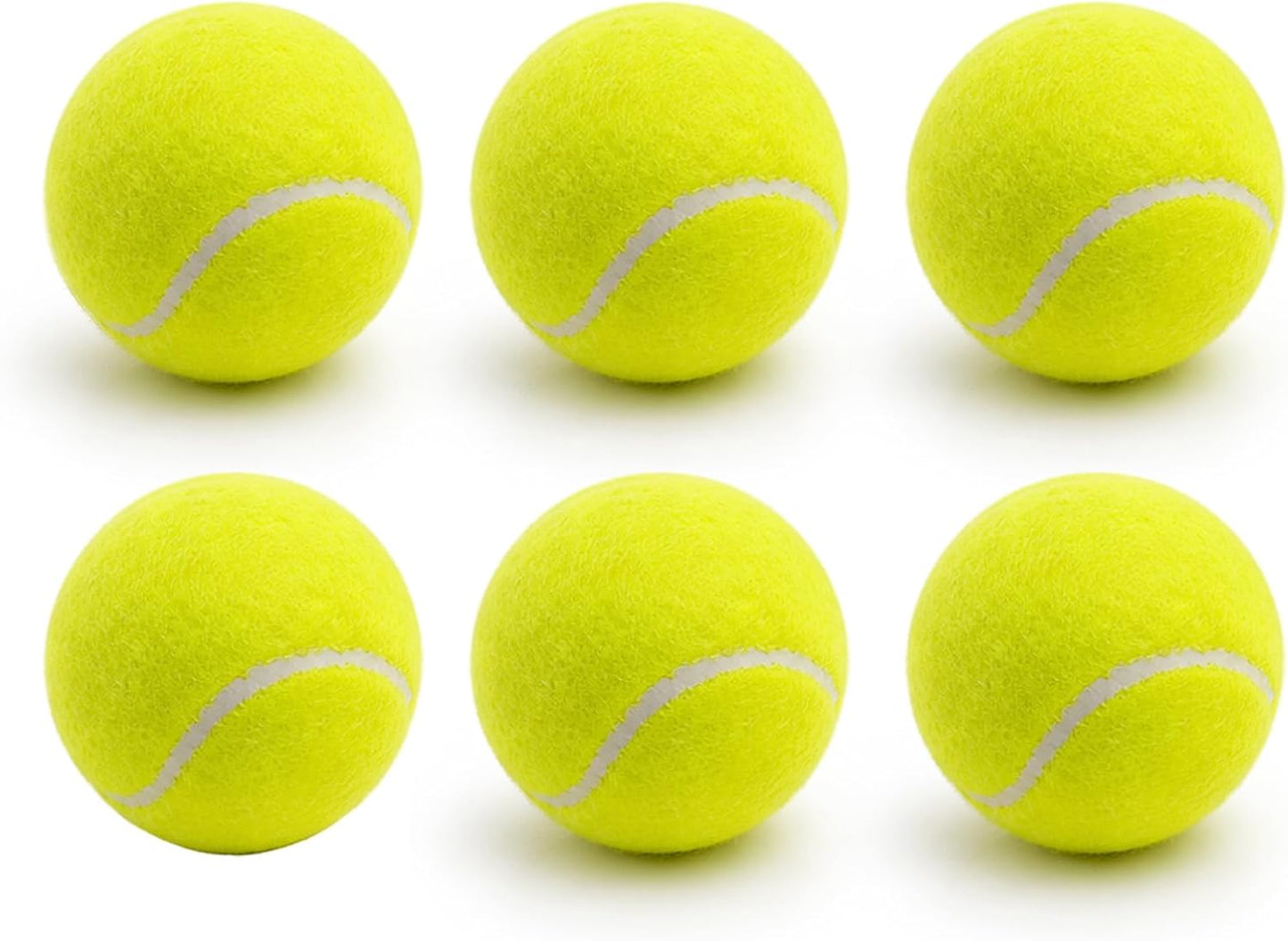Tennis Balls 6 Pack Training Tennis Balls,High Elasticity Practice Tennis for Beginner, Exercise Playing Balls for Pet Dog