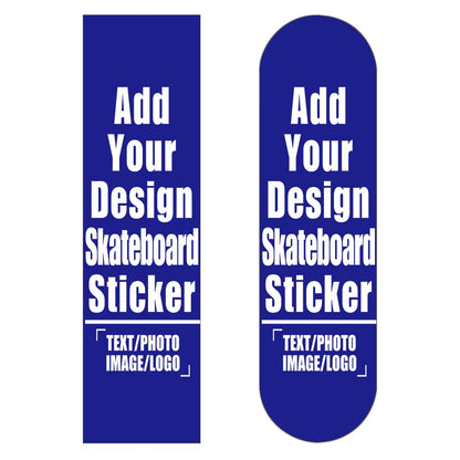 Custom Skateboard Grip Tape Sheet for Rollerboard, Personalized Waterproof Scooter Stickers, Longboard Griptape Add Your Picture 9x33 Inch, Yellow
