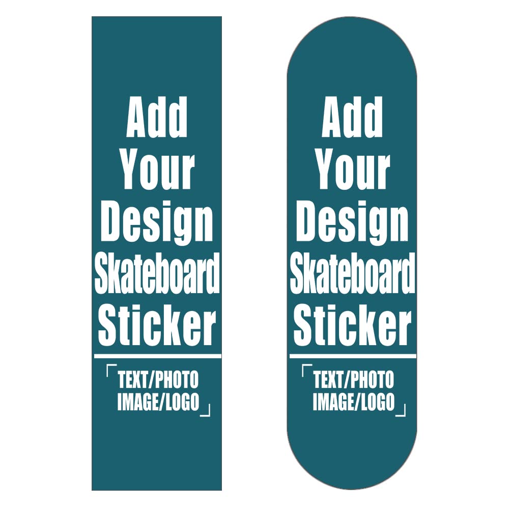 Custom Skateboard Grip Tape Sheet for Rollerboard, Personalized Waterproof Scooter Stickers, Longboard Griptape Add Your Picture 9x33 Inch, Yellow