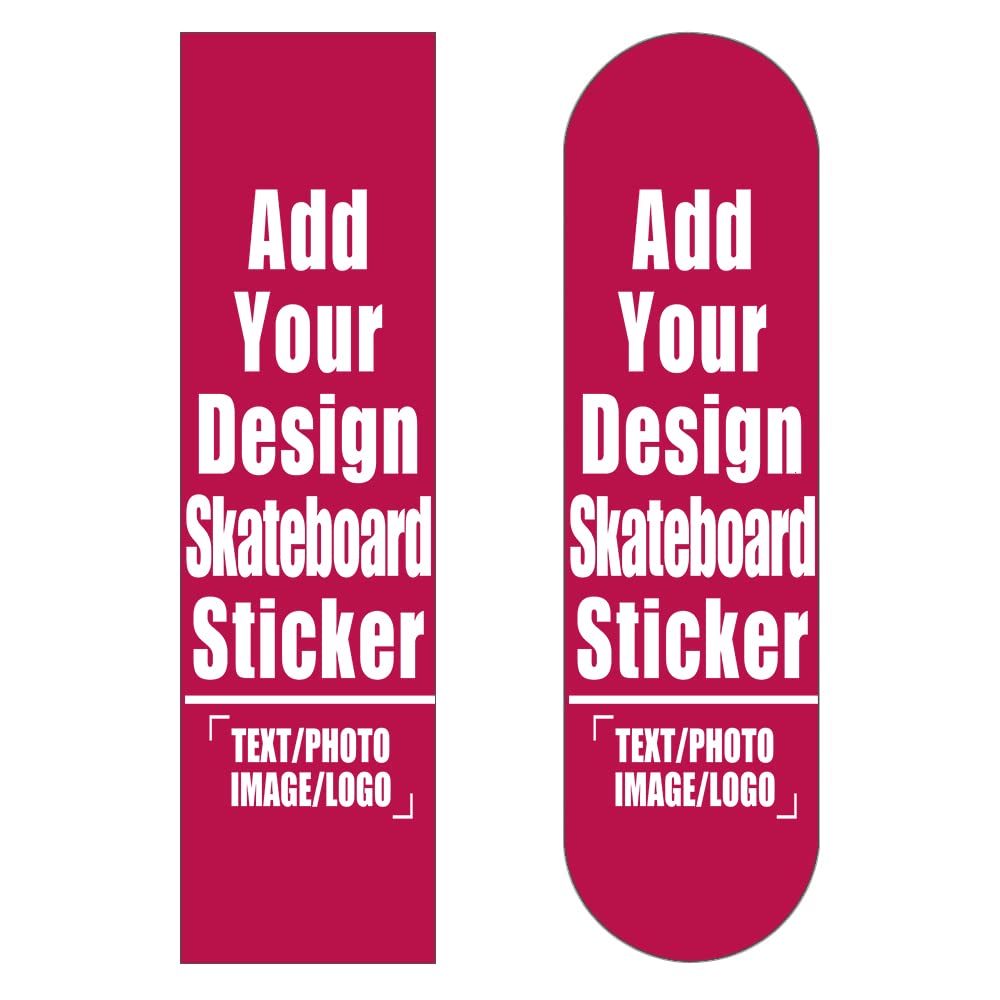 Custom Skateboard Grip Tape Sheet for Rollerboard, Personalized Waterproof Scooter Stickers, Longboard Griptape Add Your Picture 9x33 Inch, Yellow