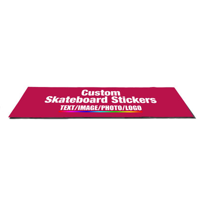 Custom Skateboard Grip Tape Sheet for Rollerboard, Personalized Waterproof Scooter Stickers, Longboard Griptape Add Your Picture 9x33 Inch, Yellow