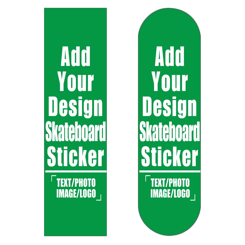 Custom Skateboard Grip Tape Sheet for Rollerboard, Personalized Waterproof Scooter Stickers, Longboard Griptape Add Your Picture 9x33 Inch, Yellow