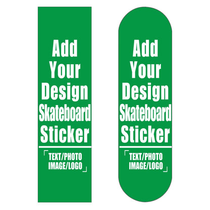 Custom Skateboard Grip Tape Sheet for Rollerboard, Personalized Waterproof Scooter Stickers, Longboard Griptape Add Your Picture 9x33 Inch, Yellow