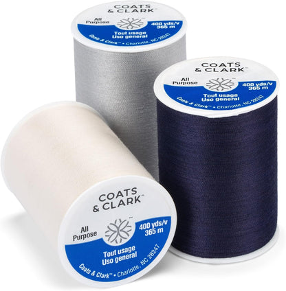 Dual Duty All-Purpose Natural Thread 400 Yards 1 Spool of Yarn