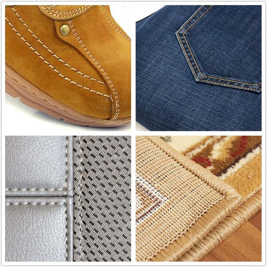 [1500Yards / 20 Colors Available] UV Resistant High Strength Polyester ThreadII #69 T70 Size 210D/3 for Upholstery, Outdoor Market, Drapery, Beading, Purses, Leather (Yellow) | High Strength Thread, #69 T70 Size 210D/3 for Upholstery, Outdoor Market,