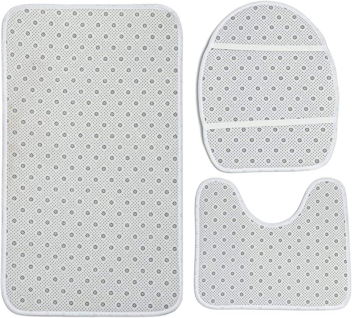 Happy Birthday 4PCS Shower Curtains Set with Toilet Lid Cover Non-Slip Rugs, Birthday Cake Waterproof Shower Curtain Set for Bathroom with 12 Hooks 66x72 in