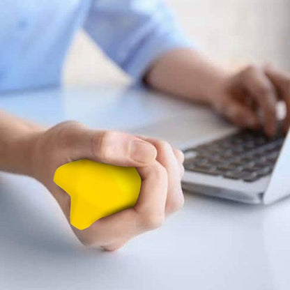 12 Pack Yellow Star Stress Balls, 3 Inch Squishy Party Favor | 276-piece set in 4.75x6.5x10.5in case. Non-toxic watercolor & crayon supplies for parties, classrooms & travel.
