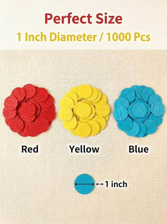 1 Inch Yellow Ivory Party Scatter Table Decoration for Baby Shower Ombre Yellow Birthday Baby Shower Bee Sunflower Lemon Party Supplies Crepe Paper Confetti1000 Pcs