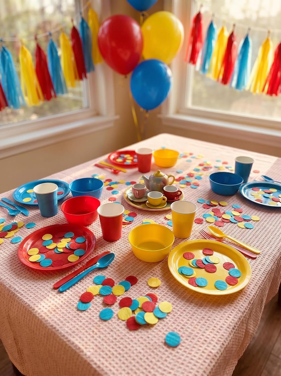 1 Inch Yellow Ivory Party Scatter Table Decoration for Baby Shower Ombre Yellow Birthday Baby Shower Bee Sunflower Lemon Party Supplies Crepe Paper Confetti1000 Pcs