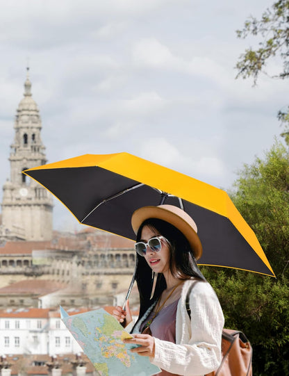 Travel Mini Umbrellas for Rain & Sun UV Protection Compact Folding Automatic Lightweight and Small Сollapsible Windproof Umbrella Women