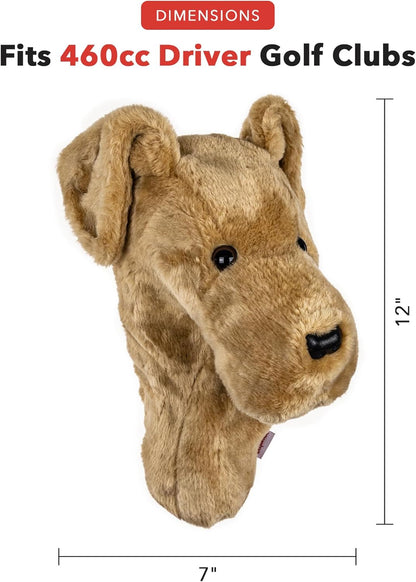 Yellow Lab Driver Headcover | Premium Driver Headcovers | Funny Golf Club Covers | Stylish Protection for Your Clubs | Men's Golf Gear | Driver Headcover for Men and Women