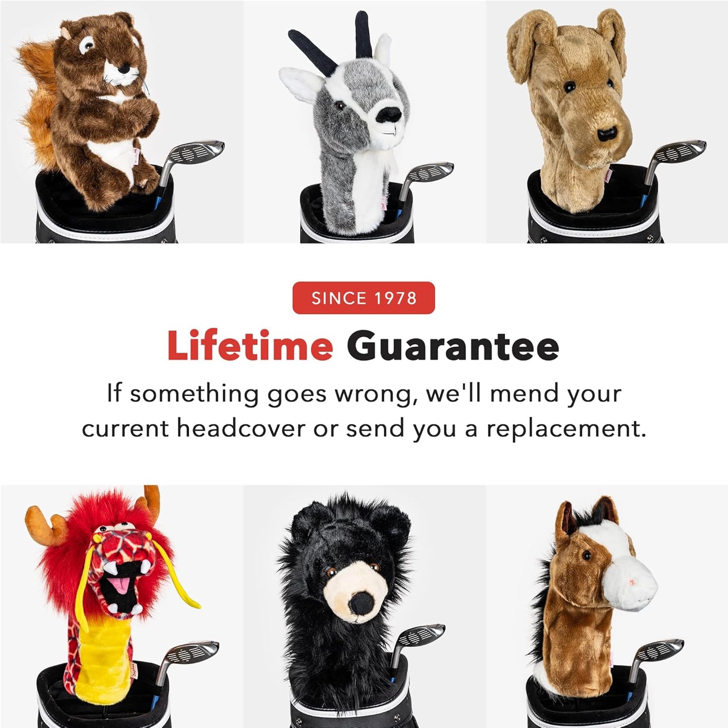 Yellow Lab Driver Headcover | Premium Driver Headcovers | Funny Golf Club Covers | Stylish Protection for Your Clubs | Men's Golf Gear | Driver Headcover for Men and Women