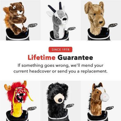Yellow Lab Driver Headcover | Premium Driver Headcovers | Funny Golf Club Covers | Stylish Protection for Your Clubs | Men's Golf Gear | Driver Headcover for Men and Women