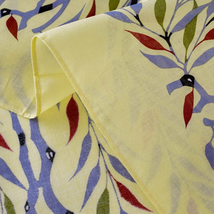 42cm Furoshiki Japanese Cotton Fabric Wrapping Cloth Traditional Pattern Japanese Gifts Souvenir for Unisex (Yellow)