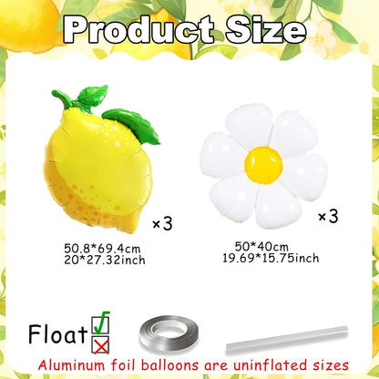 Lemon Balloons Lemon Birtyday Party Decorations Lemon Baby Shower Decorations Just A Drop Older Birthday Decorations Summer Lemonade Stand Supplies She Found Her Main Squeeze Bridal Shower