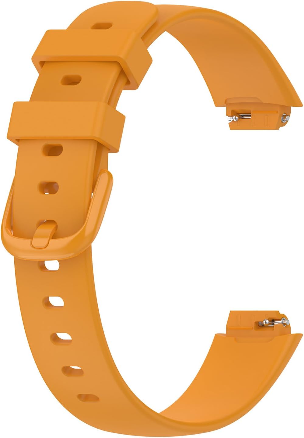 Compatible with Fitbit Inspire 3 Bands for Women Men, Soft Silicone Replacement Band for Fitbit Inspire 3 Smartwatch. (Large(6.1"-9.1"), Yellow)