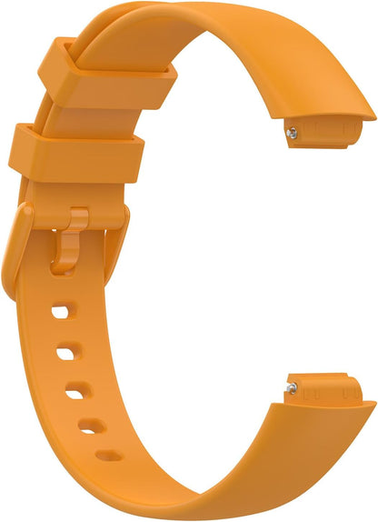 Compatible with Fitbit Inspire 3 Bands for Women Men, Soft Silicone Replacement Band for Fitbit Inspire 3 Smartwatch. (Large(6.1"-9.1"), Yellow)