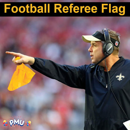 Football Party Supplies and Decorations - Yellow Penalty Flag 60747, Challenge Flags, Tossing Flags, Penalty Flag, Sports Fan, Football Referee Party Accessory (1/pkg) Pkg/1