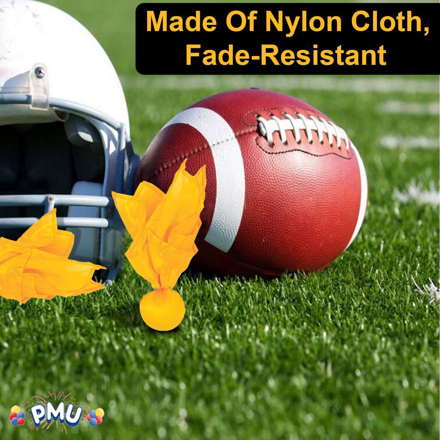 Football Party Supplies and Decorations - Yellow Penalty Flag 60747, Challenge Flags, Tossing Flags, Penalty Flag, Sports Fan, Football Referee Party Accessory (1/pkg) Pkg/1