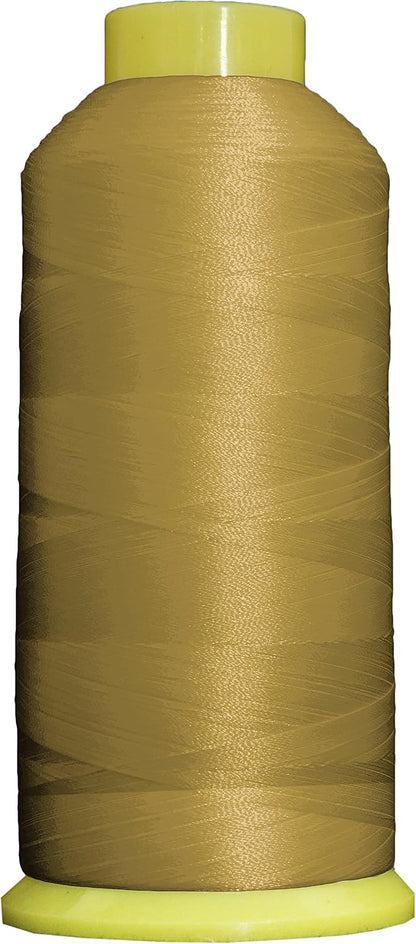 High-Speed Embroidery Thread, 5000M 40wt, Light Yellow Green | 40wt trilobal polyester embroidery thread with bright sheen. Works with home and commercial embroidery and sewing machines.