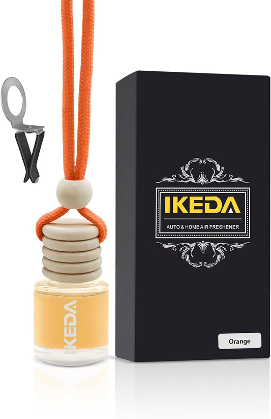 Car Fresheners for Men & Women, 45+Day Long Lasting Fragrance Hanging Air Fresheners Scents, with Clip, Perfect for Auto and Home,Christmas,10ml, Lemon