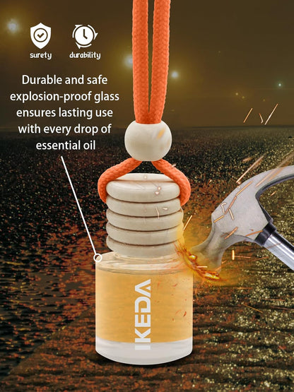 Car Fresheners for Men & Women, 45+Day Long Lasting Fragrance Hanging Air Fresheners Scents, with Clip, Perfect for Auto and Home,Christmas,10ml, Lemon