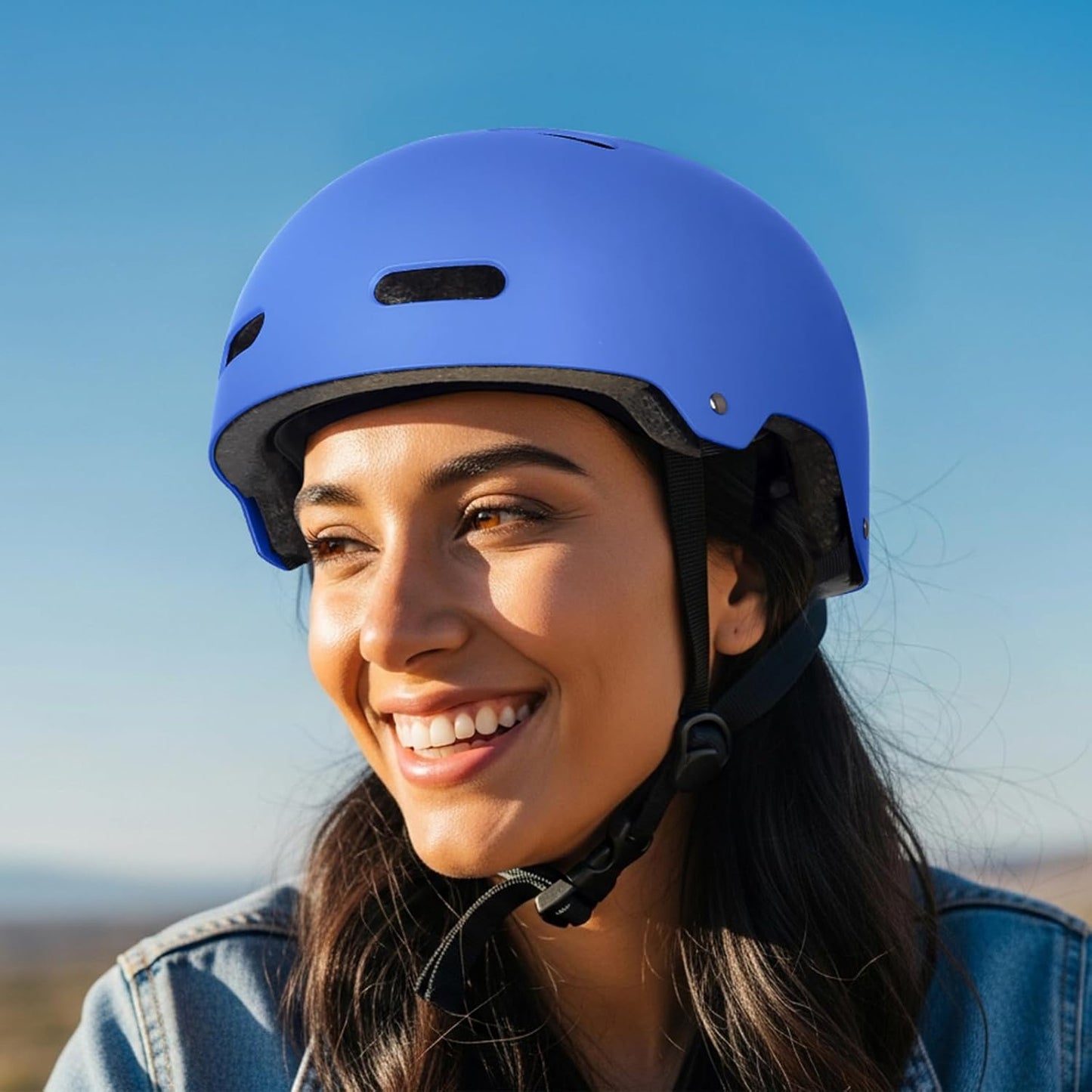 Skateboard Bike Helmet, 3 Sizes for Adult Youth Kids Women Men Boys Girls | Certified Multi-Sport Helmet for Scooter Skate Bicycle, Adjustable Lightweight Ventilated Helmet