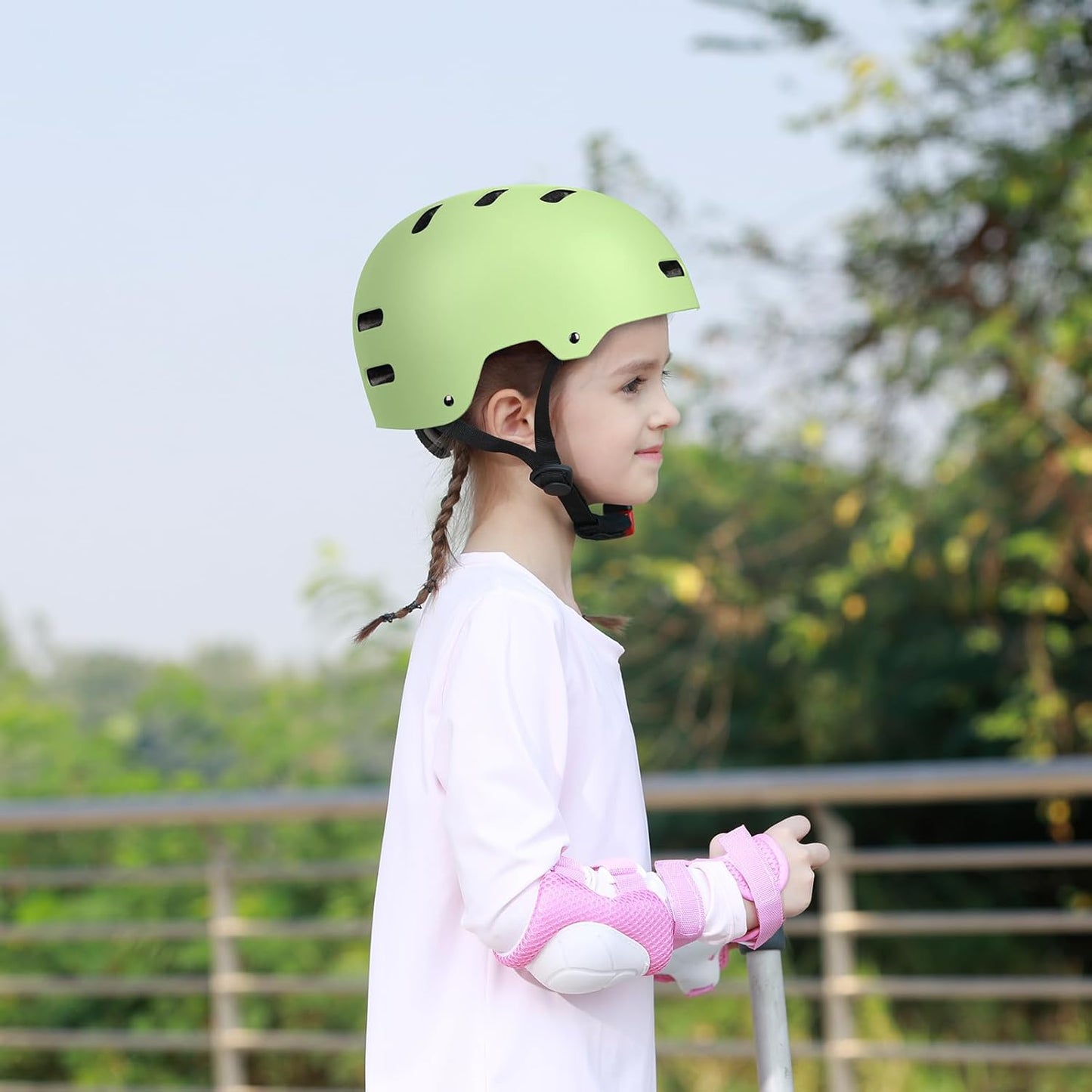 Skateboard Bike Helmet, 3 Sizes for Adult Youth Kids Women Men Boys Girls | Certified Multi-Sport Helmet for Scooter Skate Bicycle, Adjustable Lightweight Ventilated Helmet