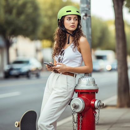 Skateboard Bike Helmet, 3 Sizes for Adult Youth Kids Women Men Boys Girls | Certified Multi-Sport Helmet for Scooter Skate Bicycle, Adjustable Lightweight Ventilated Helmet