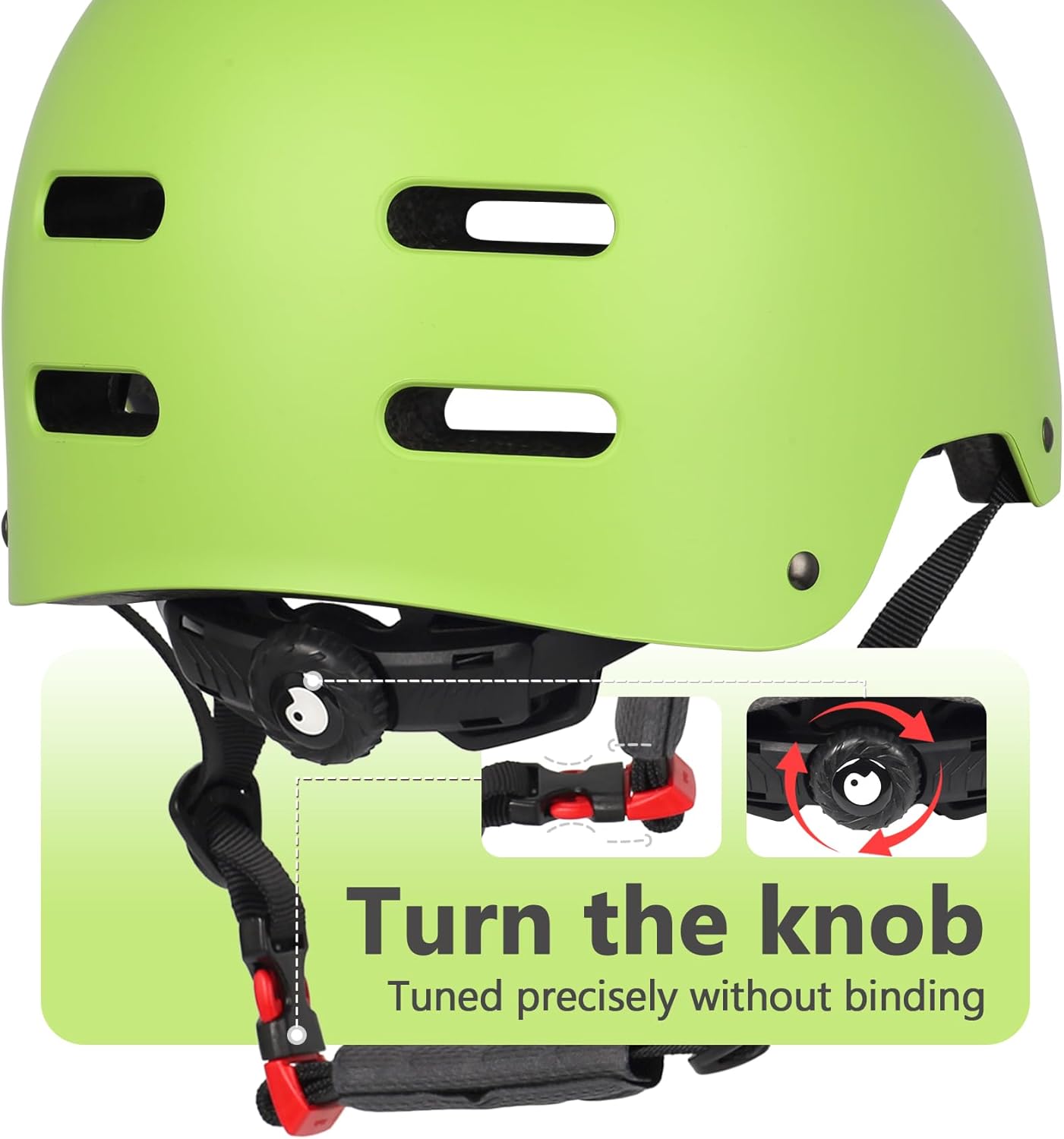 Skateboard Bike Helmet, 3 Sizes for Adult Youth Kids Women Men Boys Girls | Certified Multi-Sport Helmet for Scooter Skate Bicycle, Adjustable Lightweight Ventilated Helmet