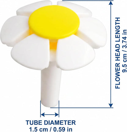 2 Pcs Yellow Pet Water Fountain Nozzle Replacement Yellow Flower for Head for Cat Fountain Automatic Drinking Water Dispenser pet Water Fountain Attachment for Cats, Dogs, Multiple Pets，Cat Fountains