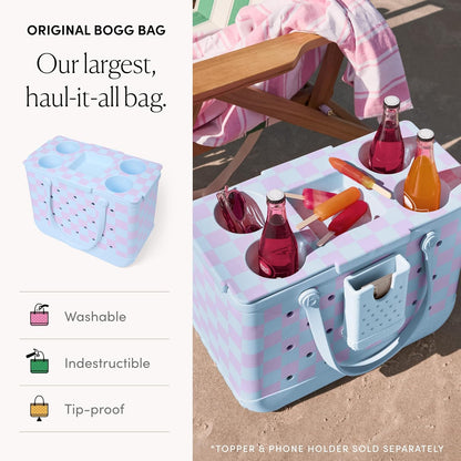 Original Tote – Durable, Washable, Tip-proof – Beach, Pool, Boat, Work, Sports