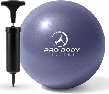 Small Exercise Ball with Pump - 9 Inch Workout Ball for Stability, Barre, Yoga, Core & Physical Therapy