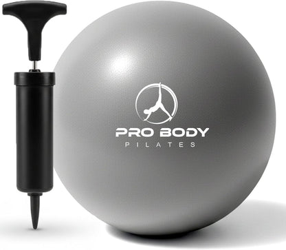 Small Exercise Ball with Pump - 9 Inch Workout Ball for Stability, Barre, Yoga, Core & Physical Therapy