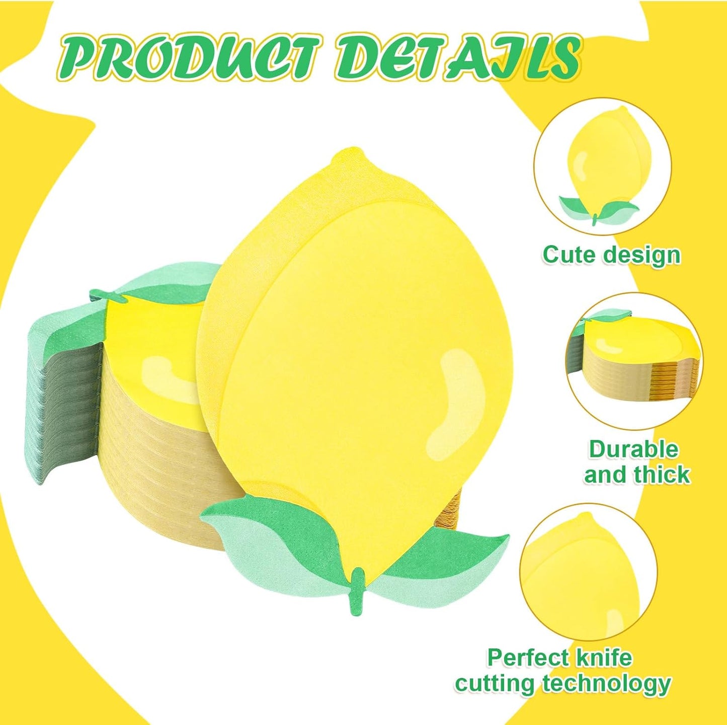 100 Pieces Paper Fruit Napkins Summer Decorative Napkin Disposable Fruits Birthday Party Supplies 2 Ply Absorbent Napkins for Baby Shower Holiday Fruit Party Dinnerware(Lemon)