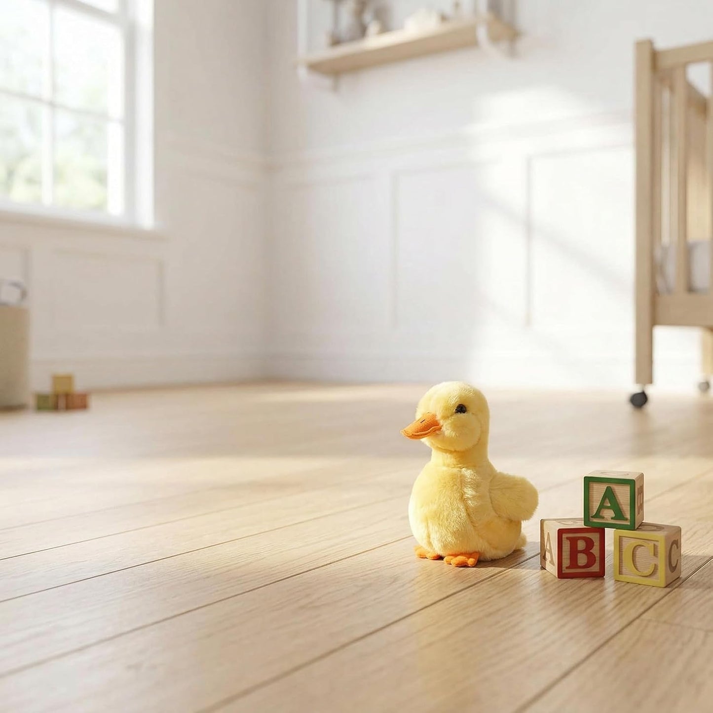 Yellow Little Duck Plush, 5.5inch Simulation Duck Stuffed Animal, Little Baby Duck Doll Plush Toys as Gift for Your Kids