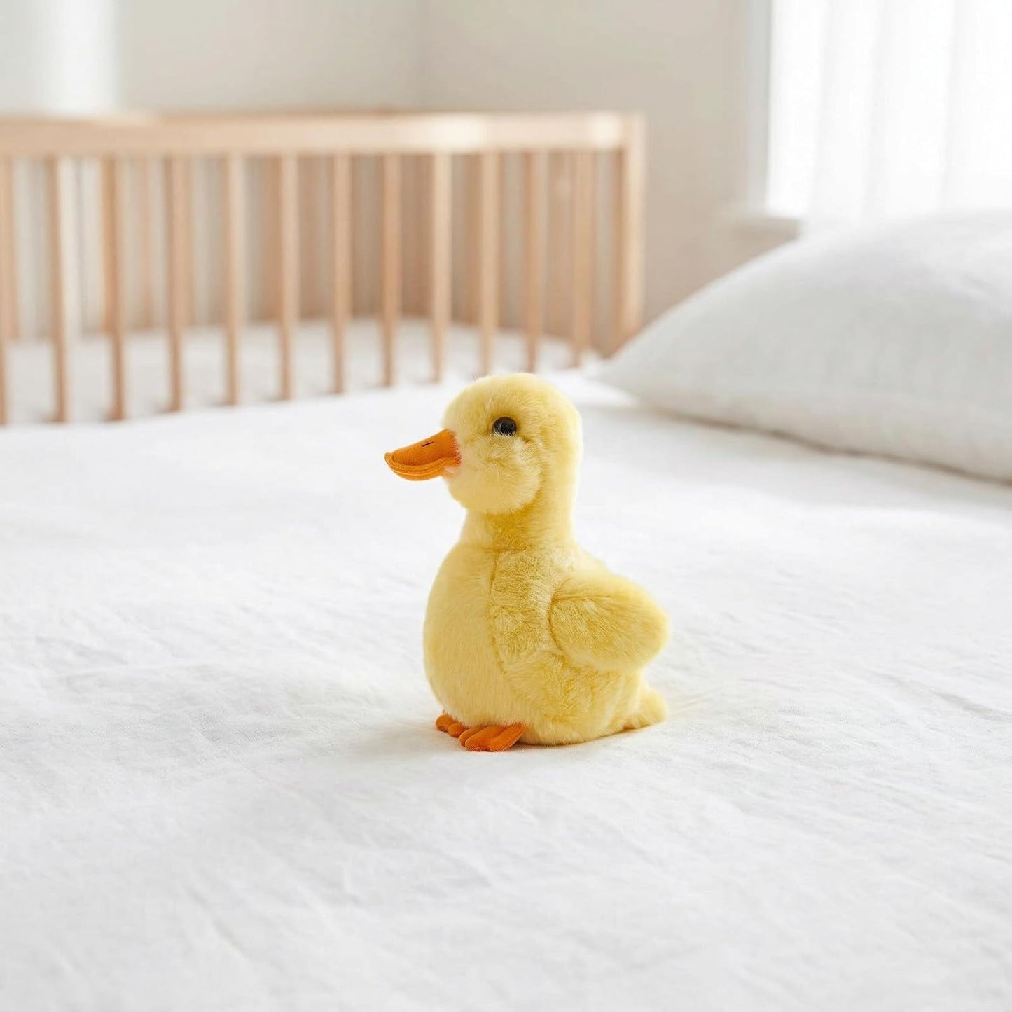 Yellow Little Duck Plush, 5.5inch Simulation Duck Stuffed Animal, Little Baby Duck Doll Plush Toys as Gift for Your Kids