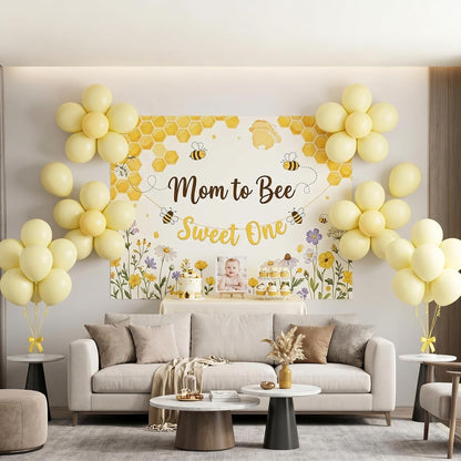 55pcs Pastel Yellow Balloons 12 Inch, Light Pale Macaron Yellow | Latex Party Balloons for Lemon Bee Baby Shower, Sunflower Birthday, Gender Reveal (With Ribbon & Glues)