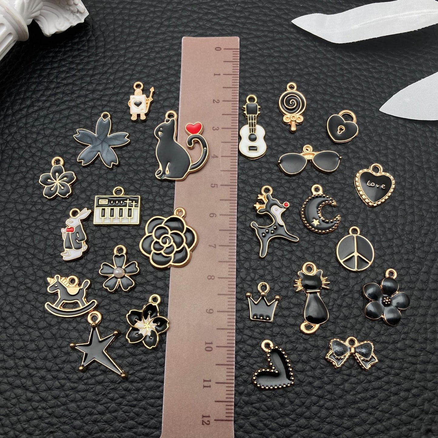 100 Pcs Random Enamel Charms for Jewelry Making Flowers, Hearts, and Mixed Styles Bracelet Necklaces Earrings Making Findings Supplies (SN1256-Yellow)