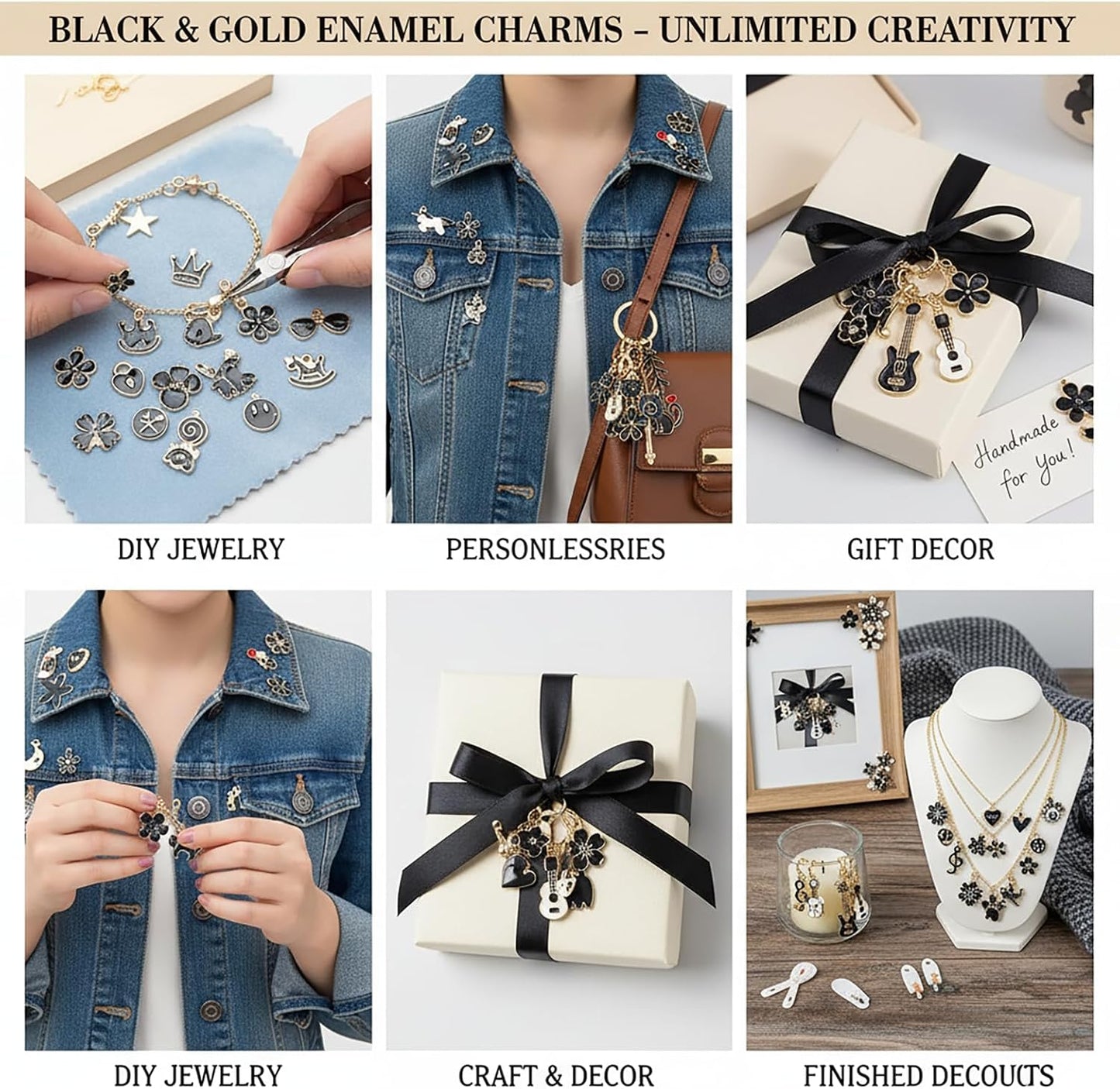 100 Pcs Random Enamel Charms for Jewelry Making Flowers, Hearts, and Mixed Styles Bracelet Necklaces Earrings Making Findings Supplies (SN1256-Yellow)