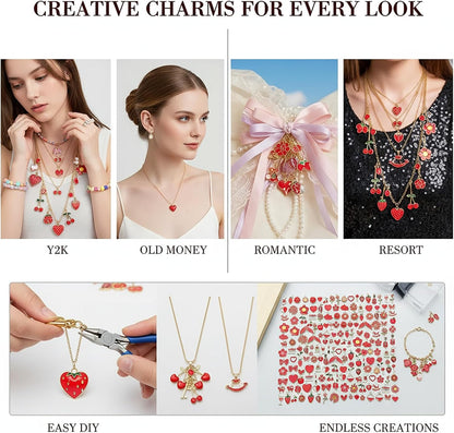 100 Pcs Random Enamel Charms for Jewelry Making Flowers, Hearts, and Mixed Styles Bracelet Necklaces Earrings Making Findings Supplies (SN1256-Yellow)