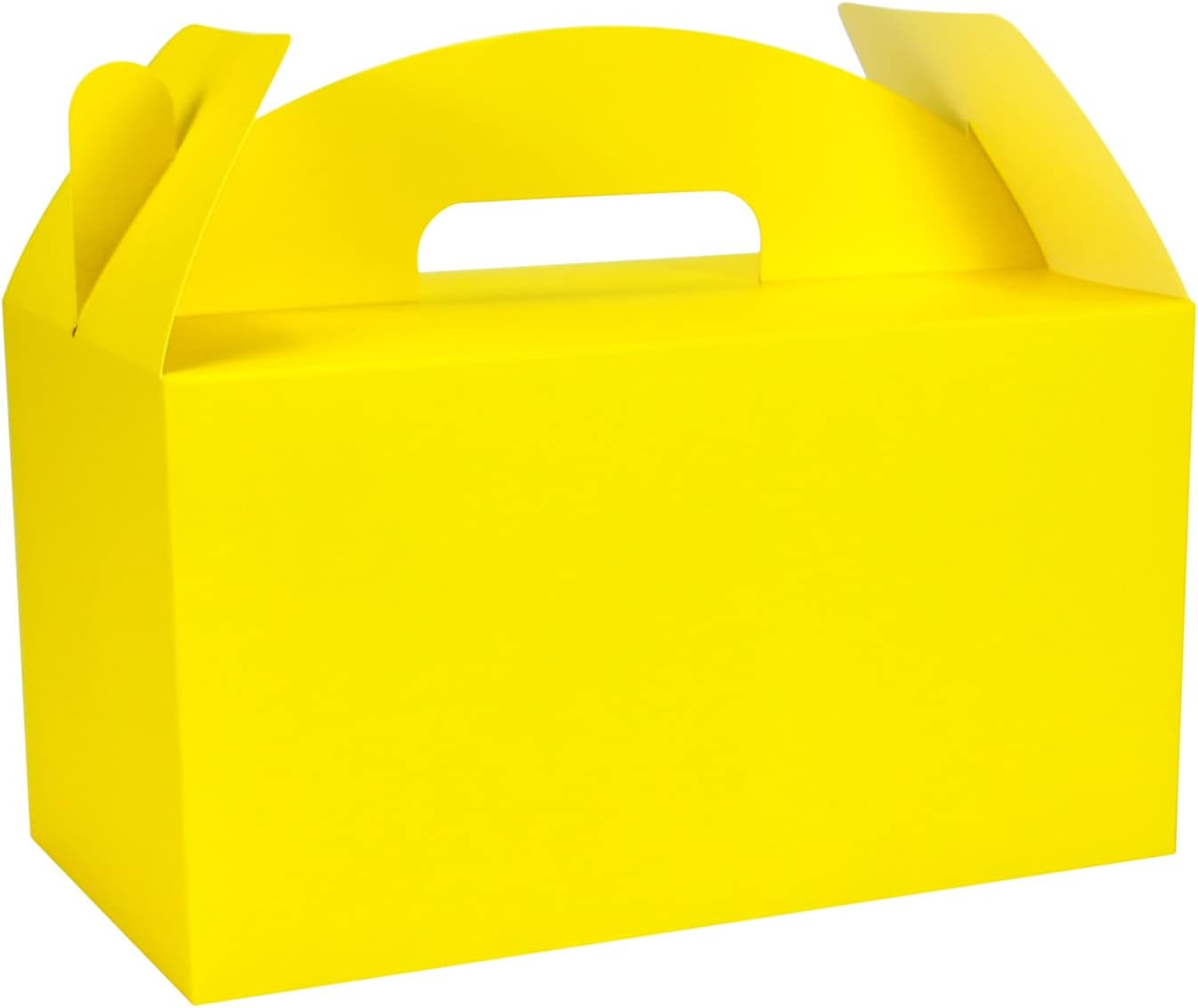 Treat Gift Boxes, 30 Pack, Yellow, 9.45x5x5 IN | Gable Box For Party Favor, Goodie, Birthday, Baby Shower, Wedding, Christmas, Bridesmaid