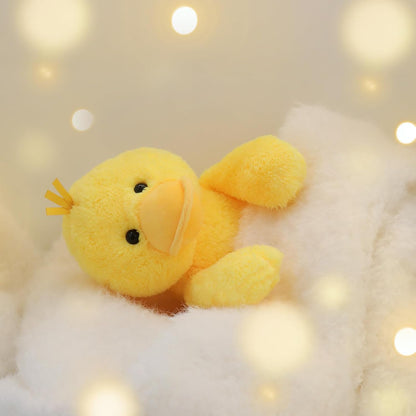 Duck Plush Soft Stuffed Animals Plush Toys Fluffy Yellow 7''