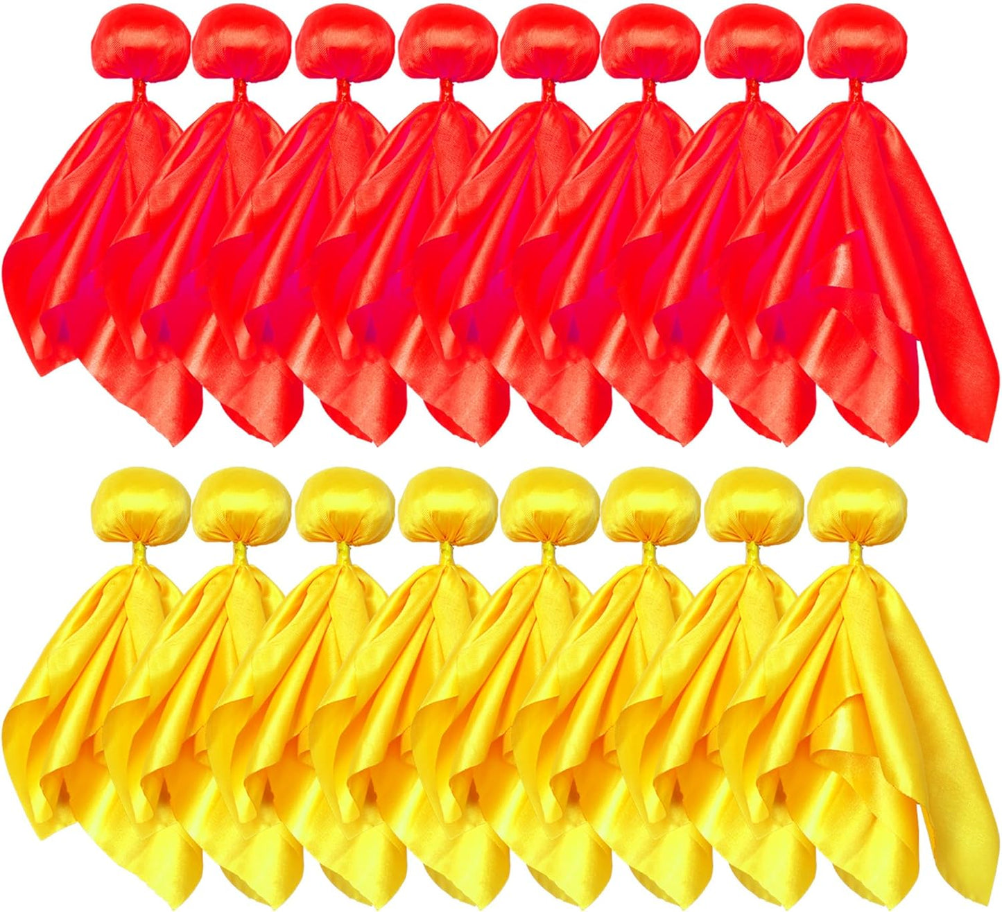 16 Pcs Penalty Flag Football Flags, Challenge Flag, for Referee, Lacrosse, Sports Fan for Football Games Party Accessory Referee Game Party(8 Red, 8 Yellow)